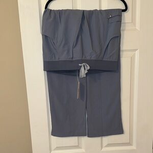 Figs Blue Cargo Pants